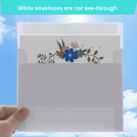 50 Packs 5X7 Envelopes, White A7 Envelopes, 5X7 Envelopes for Invitations, Printable Invitation Envelopes, Envelopes Self Seal for Weddings, Invitations, Photos, Postcards, Greeting Cards, Mailing - Image 4