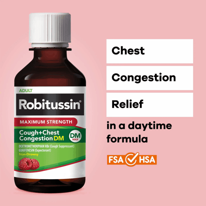 Max Strength Cough Congestion DM and Cold Medicine, 8 Fl Oz - Image 6