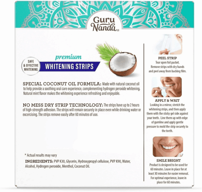 Teeth Whitening Strips - 7-Day Treatment with Non-Slip, Dry Strip Technology - Whitening Designed with Care for a Brighter Smile - Image 8