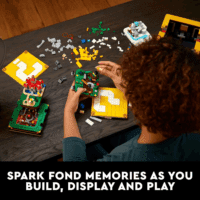 Super Mario 64 Question Mark Block 71395, 3D Model Set for Adults with 4 Microscale Game Levels: Peach’S Castle, Bob-Omb Battlefield, Cool Mountain and Lethal Lava Trouble - Image 6