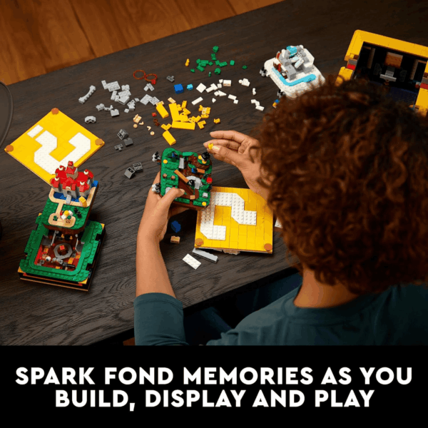 Super Mario 64 Question Mark Block 71395, 3D Model Set for Adults with 4 Microscale Game Levels: Peach’S Castle, Bob-Omb Battlefield, Cool Mountain and Lethal Lava Trouble - Image 6