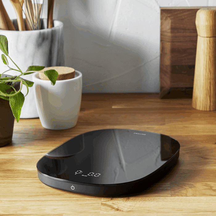 Enfinigy Digital Kitchen Food Scale, Max Weight 22Lbs, Grams & Ounces, .1-Gram Accuracy, Black - Image 4
