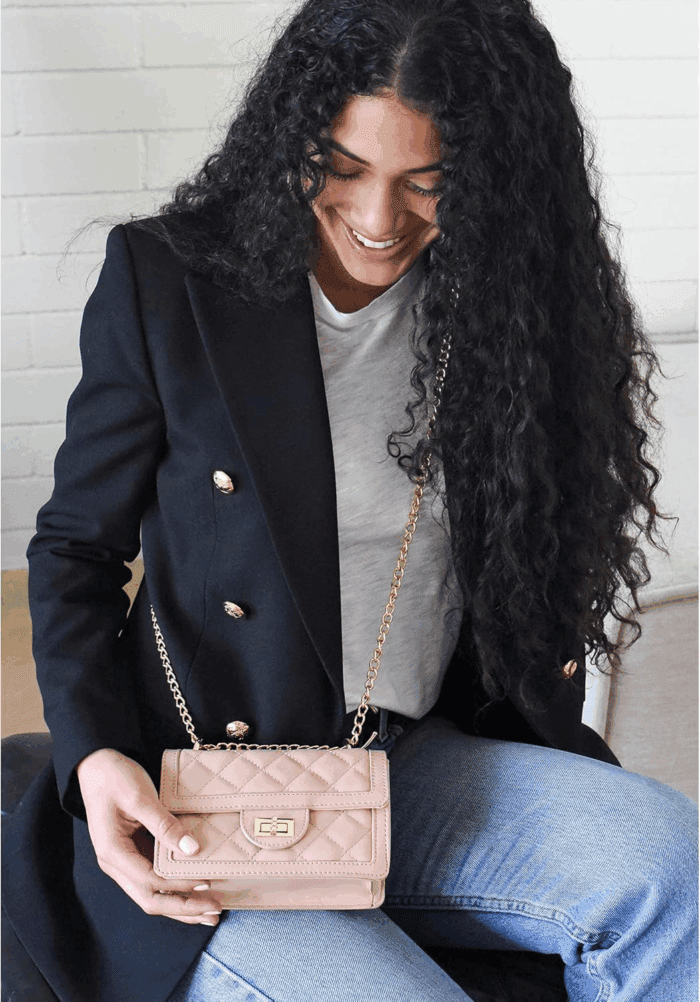 Small Quilted Crossbody Bag, Trendy Designer Mini Shoulder Bag, Phone Wallet Purse for Women - Image 6