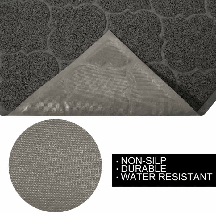 Cat Litter Mat, XL Super Size, Phthalate Free, Easy to Clean, 46X35 Inches, Durable, Soft on Paws, Large Litter Mat. - Image 5