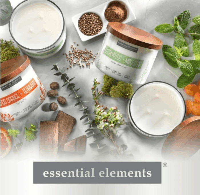 by  Scented Candles, Eucalyptus & Mint Leaf Fragrance, One 14.75 Oz. Three-Wick Aromatherapy Candle with 45 Hours of Burn Time, Off-White Color - Image 8
