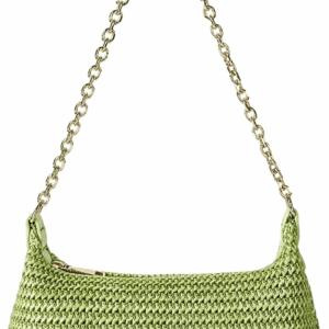 Women'S Straw Woven Shoulder Bag Tote Handbag Summer Beach Purse