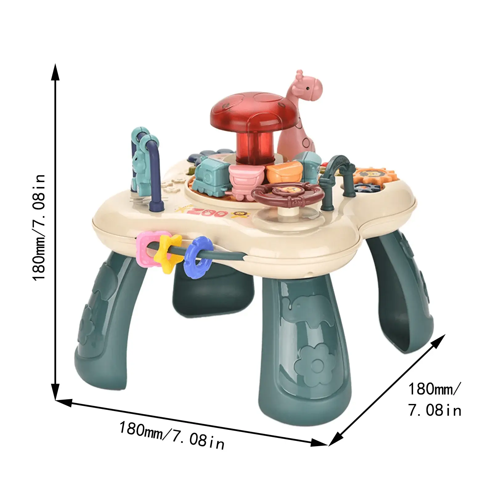 Baby Activity Table Center Learning Table - Educational Learning Musical Toys & Baby Standing Activity Center for Toddlers Sensory Game Table Parent Child Toys Gift for Boys Girls - Image 2