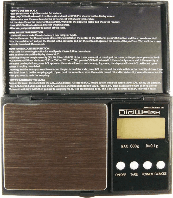 600 X 0.1G Digital Shipping Postal Weight Scale Weigh Grams Ounces Oz Packages, Delay, Boxes, Pedalboard