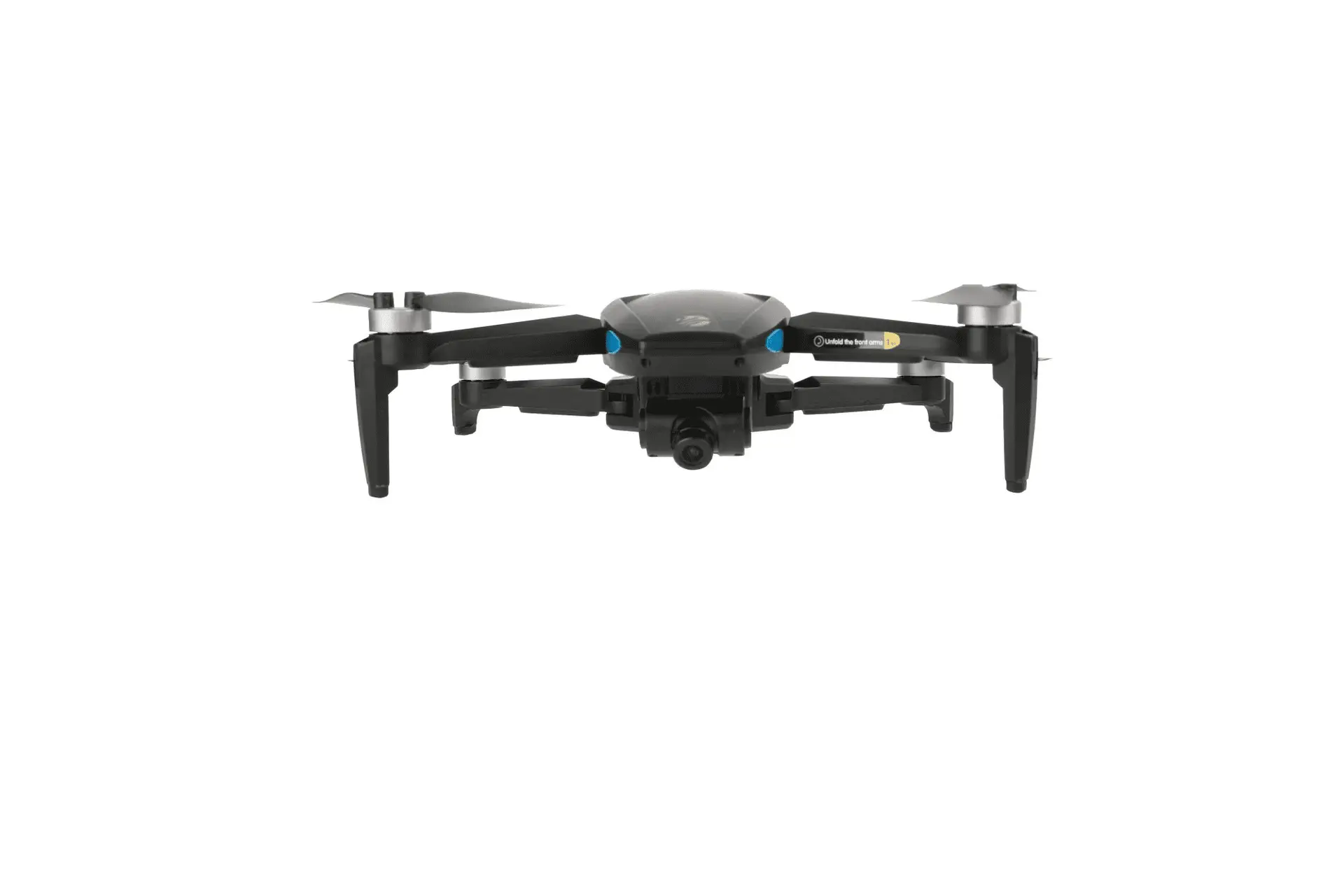 FPV Duo Racing Drone with Goggles and GPS, Black - Image 4