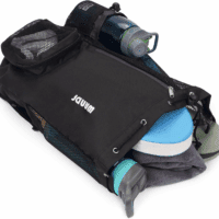 Swim Bag Mesh Drawstring Backpack with Wet Pocket for Swimming, Gym, and Workout Gear - Image 4
