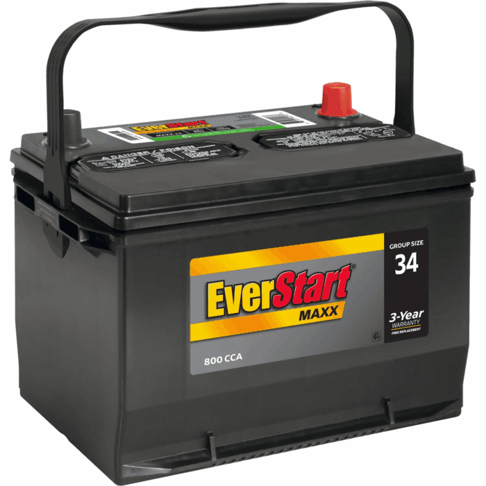 Maxx Lead Acid Automotive Battery, Group Size 34 12 Volt, 800 CCA - Image 2