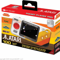 Atari Pocket Player Pro: Handheld Portable Video Game Console with 100 Games, 2.75" Color Display, Ergonomic Design