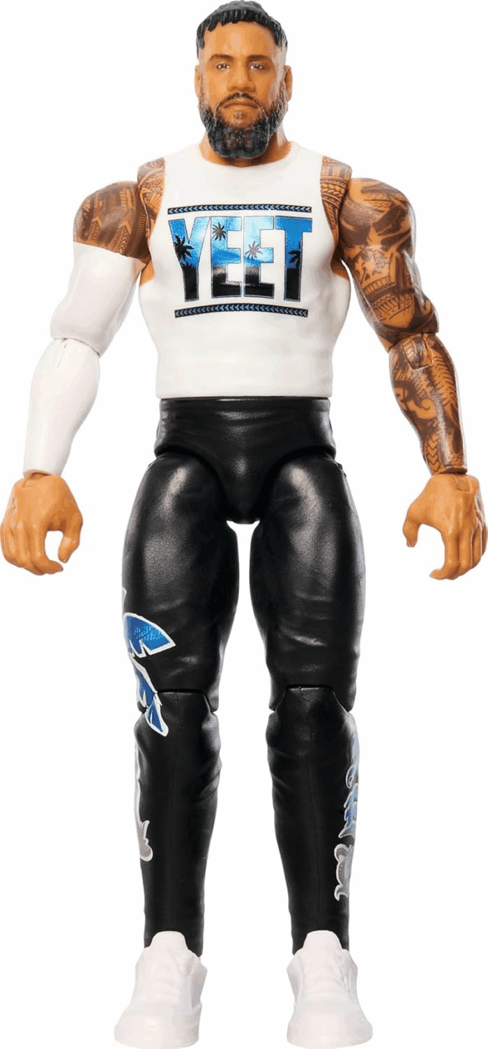 WWE Jey USO Action Figure, Main Event Series #153 6-Inch Collectible with 10 Articulation Points & Life-Like Look