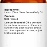 Lemon Essential Oil, Premium Grade, Pure and Natural, for Aromatherapy, Massage, Topical & Household Uses, 1 Fl Oz - Image 2