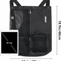 Swim Bag Mesh Drawstring Backpack with Wet Pocket for Swimming, Gym, and Workout Gear - Image 5
