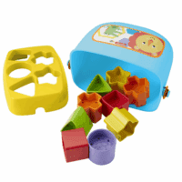 Baby’S First Blocks Shape Sorting Toy with Storage Bucket, 12 Pieces - Image 5
