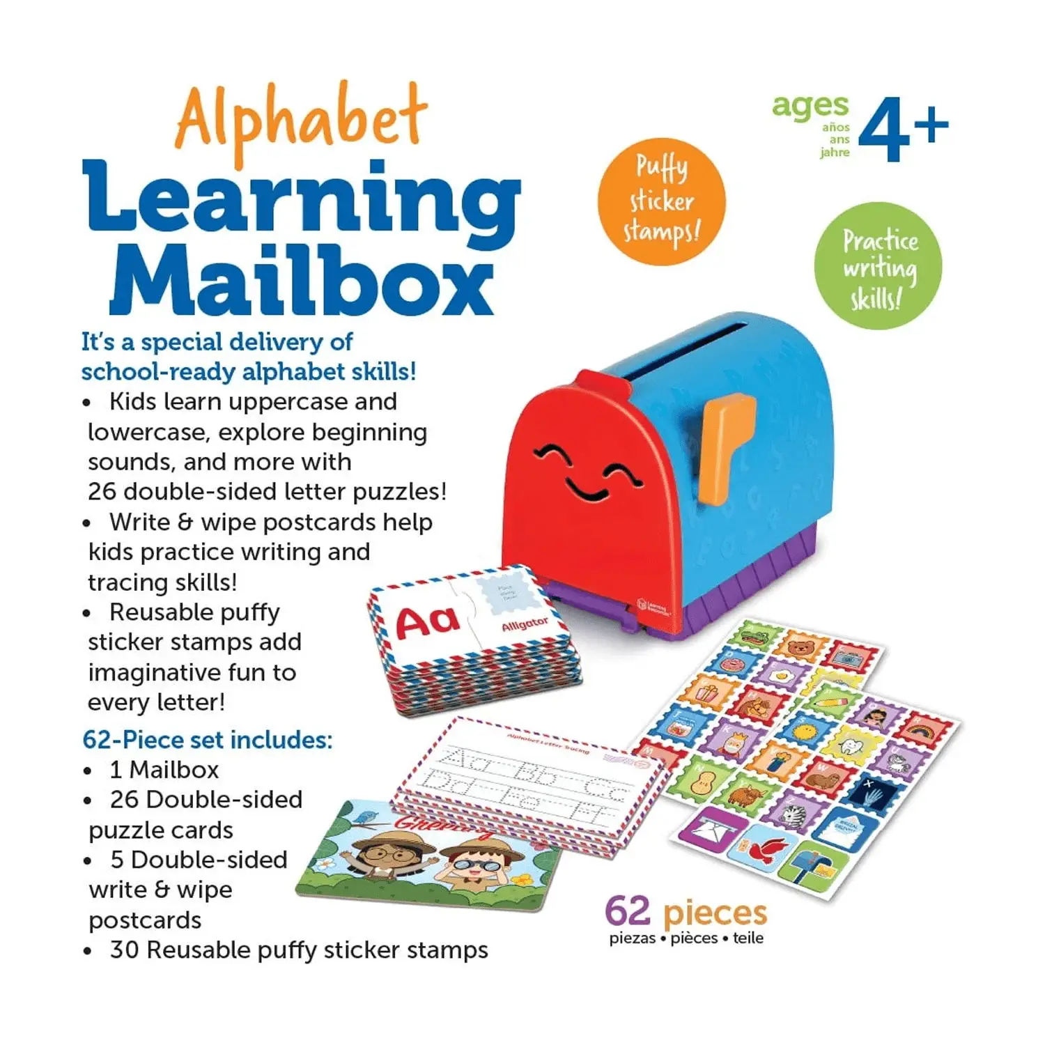 Alphabet Learning Mailbox, Preschool Learning Toys, Ages 4+ - Image 6
