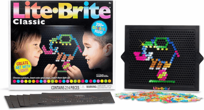 Classic, Favorite Retro Toy - Create Art with Light, STEM, Educational Learning, Holiday, Birthday, Gift, Boys, Kid, Toddler, Girls Age 4+