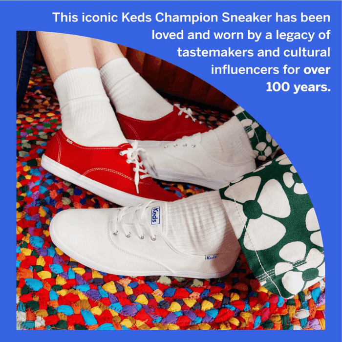 Women'S Champion Canvas Lace up Sneaker - Image 6