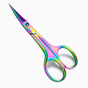Professional Grooming Scissors Eyebrow Scissors Small Curved Stainless Steel Manicure & Beauty Scissor for Women