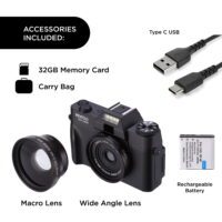 4K Digital Camera with 8X Digital Zoom and 3" LED Display - Image 7