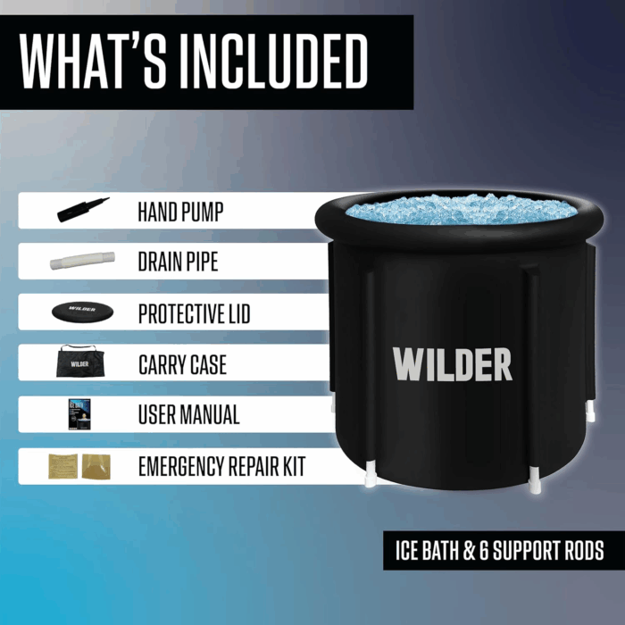 XL Ice Bath Cold Plunge – 86 Gallon Portable Ice Bath Tub for Recovery and Cold Water Therapy – Triple Insulated - Image 2