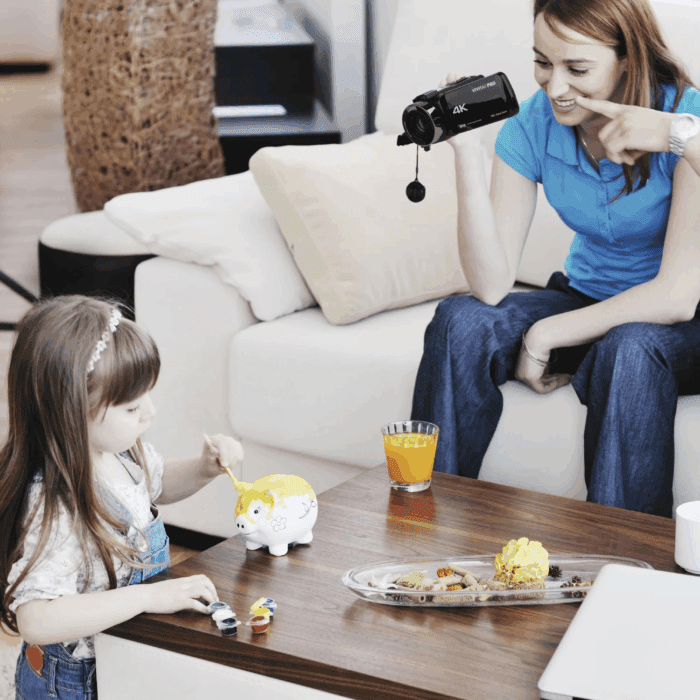4K HD Digital Video Camera with Wifi, Built in Night Vision, and 3" Touch Rotational Display - Image 11