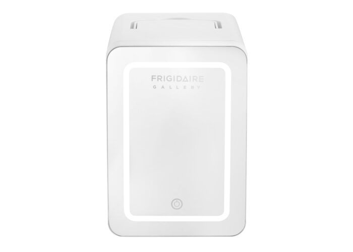 Gallery, 9 Can/6L Mini Cooler/Skincare Fridge, Built-In Mirror and Light, EFMIS209, White - Image 10