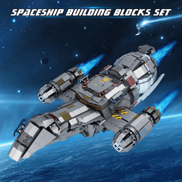 Firefly Spaceship Building Blocks Set, Space Wars Ship Model Kit, Compatible with Lego, Collectible Creative Bricks Building Toys for Adults, Aged 18+ (1345 PCS) - Image 2