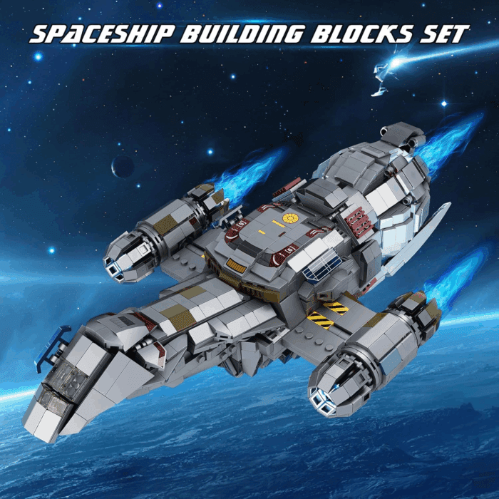 Firefly Spaceship Building Blocks Set, Space Wars Ship Model Kit, Compatible with Lego, Collectible Creative Bricks Building Toys for Adults, Aged 18+ (1345 PCS) - Image 2
