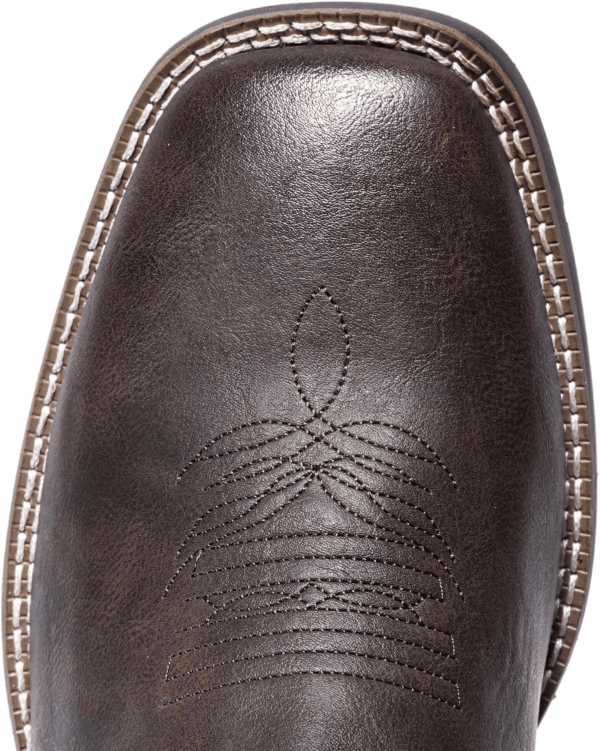 Cowboy Boots for Men with Wide Square Toe Western Retro Boot Durable Classic Fashionable Embroidered Pull on Slip Resistant Boots - Image 4