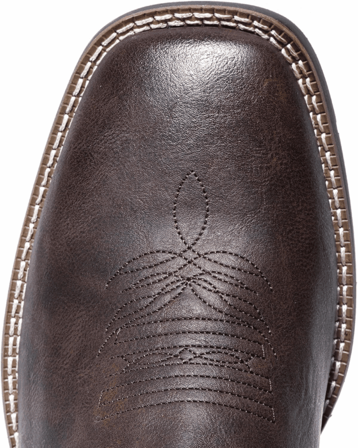 Cowboy Boots for Men with Wide Square Toe Western Retro Boot Durable Classic Fashionable Embroidered Pull on Slip Resistant Boots - Image 4