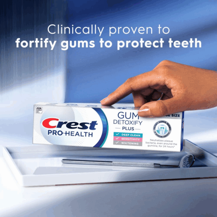 Pro-Health Gum Detoxify plus Toothpaste 4.5 Oz Pack of 3 - Antibacterial Fluoride Toothpaste, Sensitivity Protection, Whitens Teeth, Anticavity, Plaque Control - Image 8