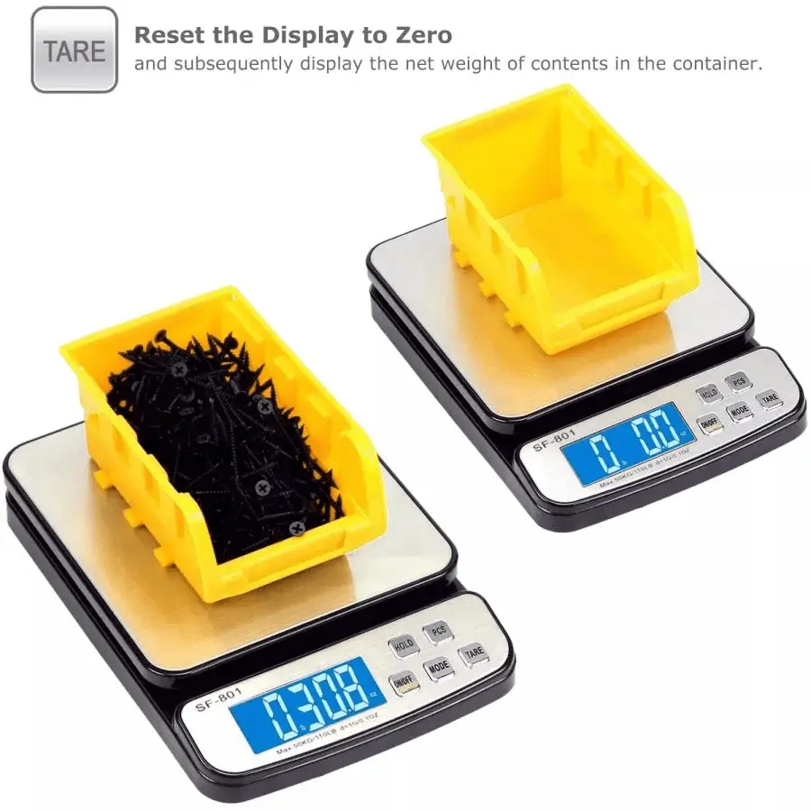 Precision Digital Shipping Scale with 110 LB Capacity & 1G Accuracy - AC Adapter & Battery Operated - Ideal for Postal & Parcel Weighing - Image 5