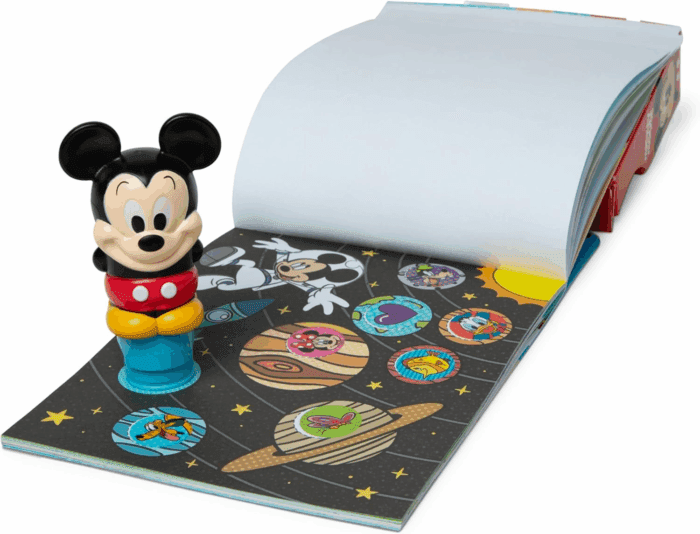 Sticker Wow!™ 24-Page Activity Pad and Sticker Stamper, 300 Stickers, Arts and Crafts Fidget Toy Collectible Character – Disney Mickey Mouse - Image 4