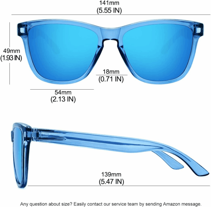 Polarized Sunglasses for Women Men Trendy Classic Retro Designer Style - Image 3