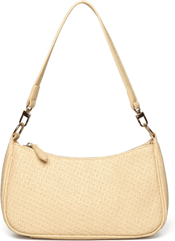 Clutch Tote Handbags with 2 Removable Straps and Zipper Closure Crossbody Bags Shoulder Purse Handbag for Women - Image 2