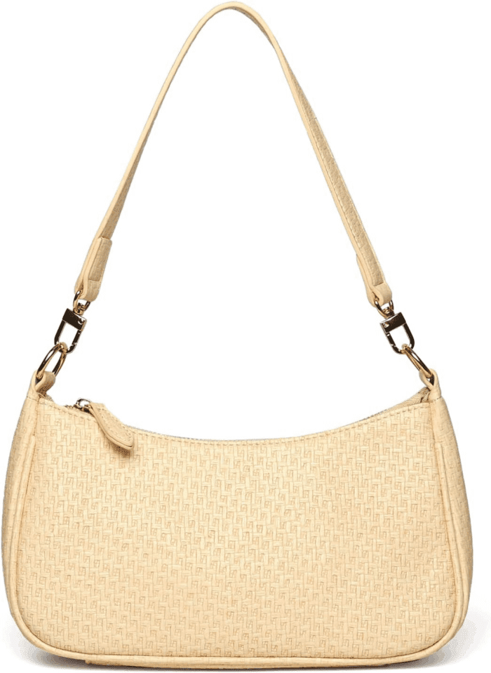 Clutch Tote Handbags with 2 Removable Straps and Zipper Closure Crossbody Bags Shoulder Purse Handbag for Women - Image 2