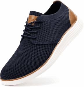 Men'S Fashion Dress Sneakers Casual Walking Shoes Business Oxfords Comfortable Breathable Lightweight Tennis