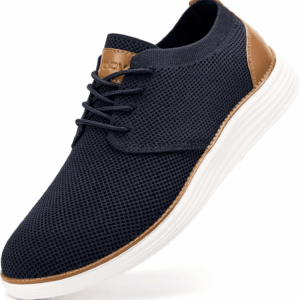 Men'S Fashion Dress Sneakers Casual Walking Shoes Business Oxfords Comfortable Breathable Lightweight Tennis