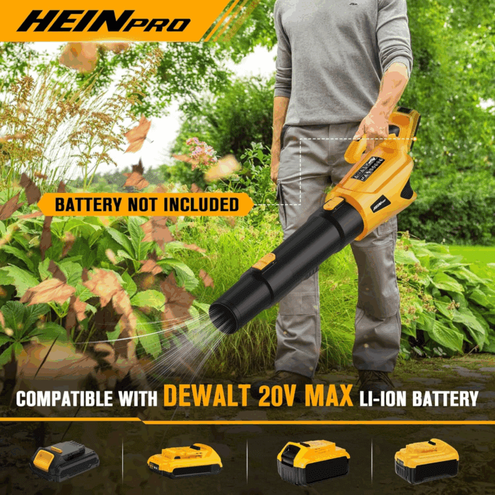 20V Cordless Leaf Blower and 12 Inch String Trimmer Combo Compatible with DEWALT 20V MAX Battery (Battery and Charger Not Included) - Image 2