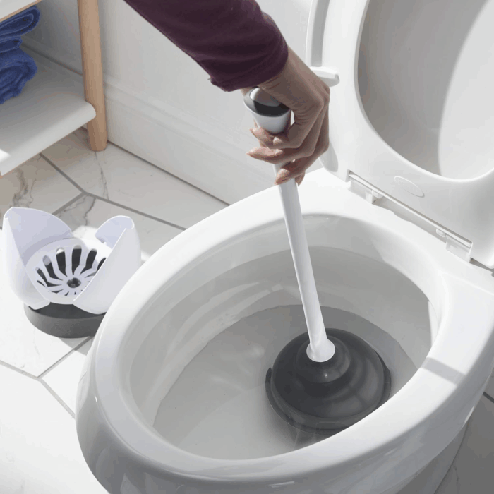 Toilet Plunger with Hideaway Caddy – Toilet Plunger for Bathroom, Bathroom Organizers & Storage, Bathroom Accessories, Toilet Unclogger, Plunger with Holder - Image 11