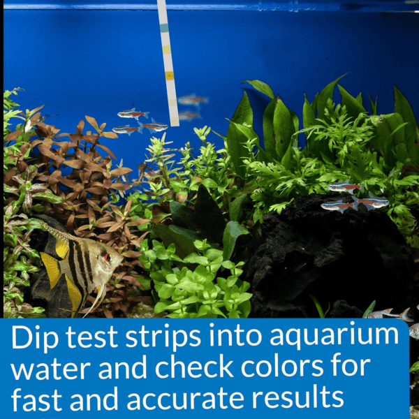 5-In-1 Test Strips Freshwater and Saltwater Aquarium Test Strips 25-Count Box - Image 7