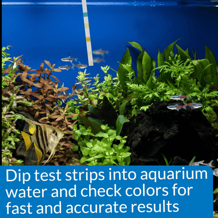 5-In-1 Test Strips Freshwater and Saltwater Aquarium Test Strips 25-Count Box - Image 7