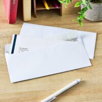 PEN + GEAR #10 Privacy Tint Peel and Stick Envelopes, White, 4.13 in X 9.5 In, 40 Count - Image 2
