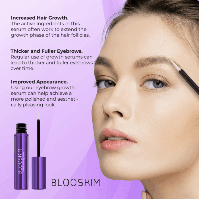 Eyebrow Growth Serum for Women & Men – Natural Brow Enhancing Serum to Grow Thicker, Fuller Brows Fast – Nourishing Eyebrow Hair Growth - 0.17 Fl Oz - Image 3