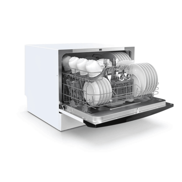 Portable Countertop Dishwasher, 6 Place Settings, 8 Programs, White, MDC22P1AWW, New - Image 4