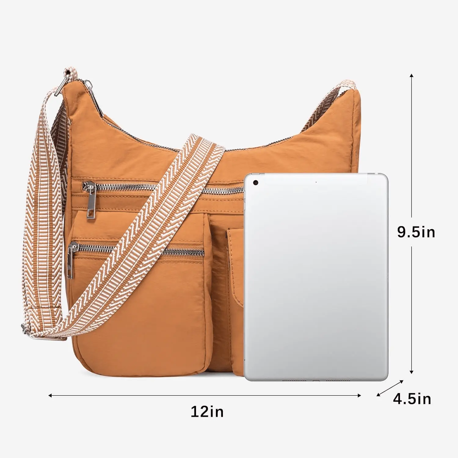 Travel Purses for Women, Waterproof Nylon Crossbody Bags for Woman Trendy, anti Theft Shoulder Bag for Ladies - Image 3