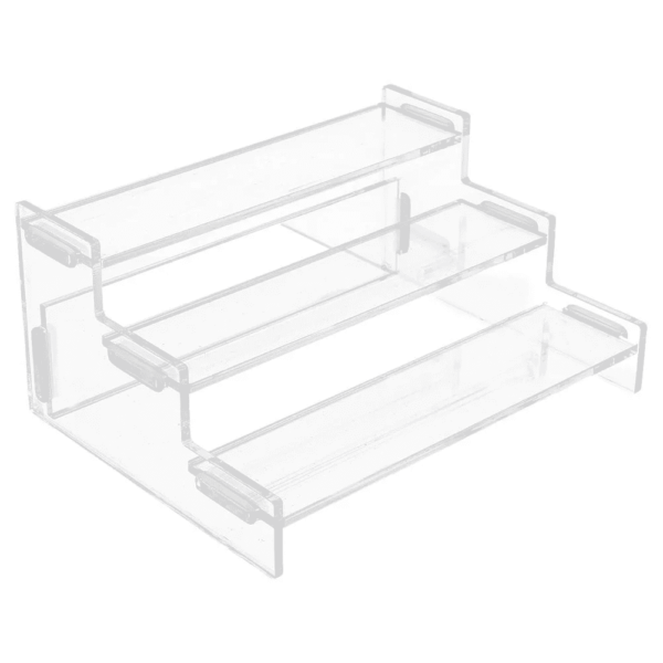 Acrylic Display Stand Storage Shelves Storage Shelf Perfume Stand Organizer for Dresser Comfier Tidy Storage Container