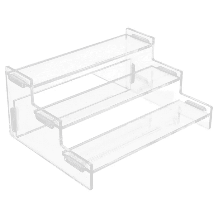 Acrylic Display Stand Storage Shelves Storage Shelf Perfume Stand Organizer for Dresser Comfier Tidy Storage Container